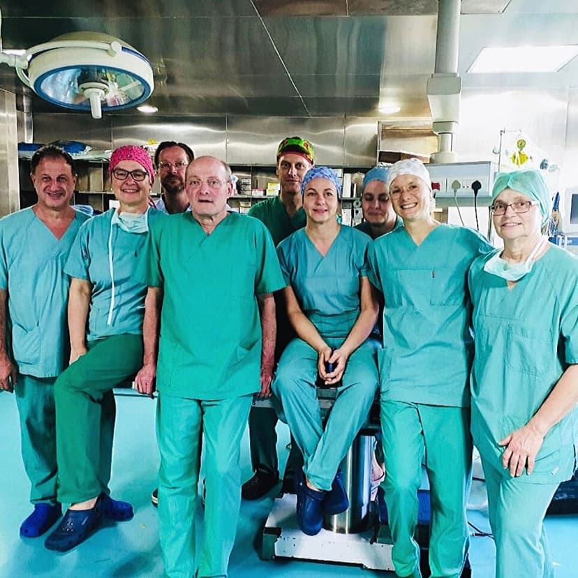 Das internationale Ärzteteam in Bangalore