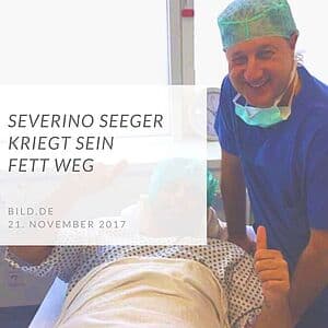 Severino Seeger bekommt bei Dr. Schuhmann sein Fett weg