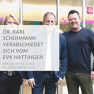 Dr. Karl Schuhmann verabschiedet sich vom Evangelischen Krankenhaus Hattingen
