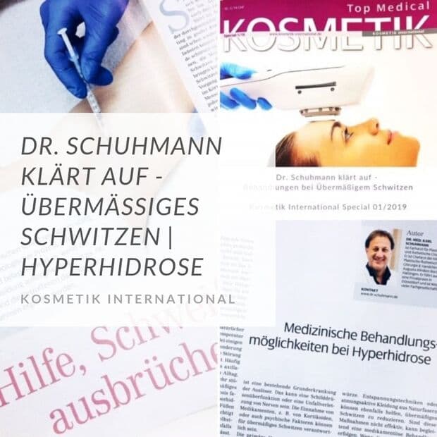 Hyperhidrose | Schweißdrüsenbehandlung