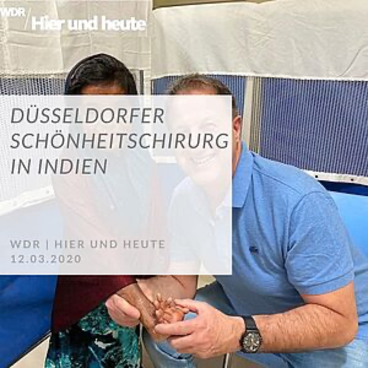 Dr. Karl Schuhmann bei einem humanitären Einsatz in Indien